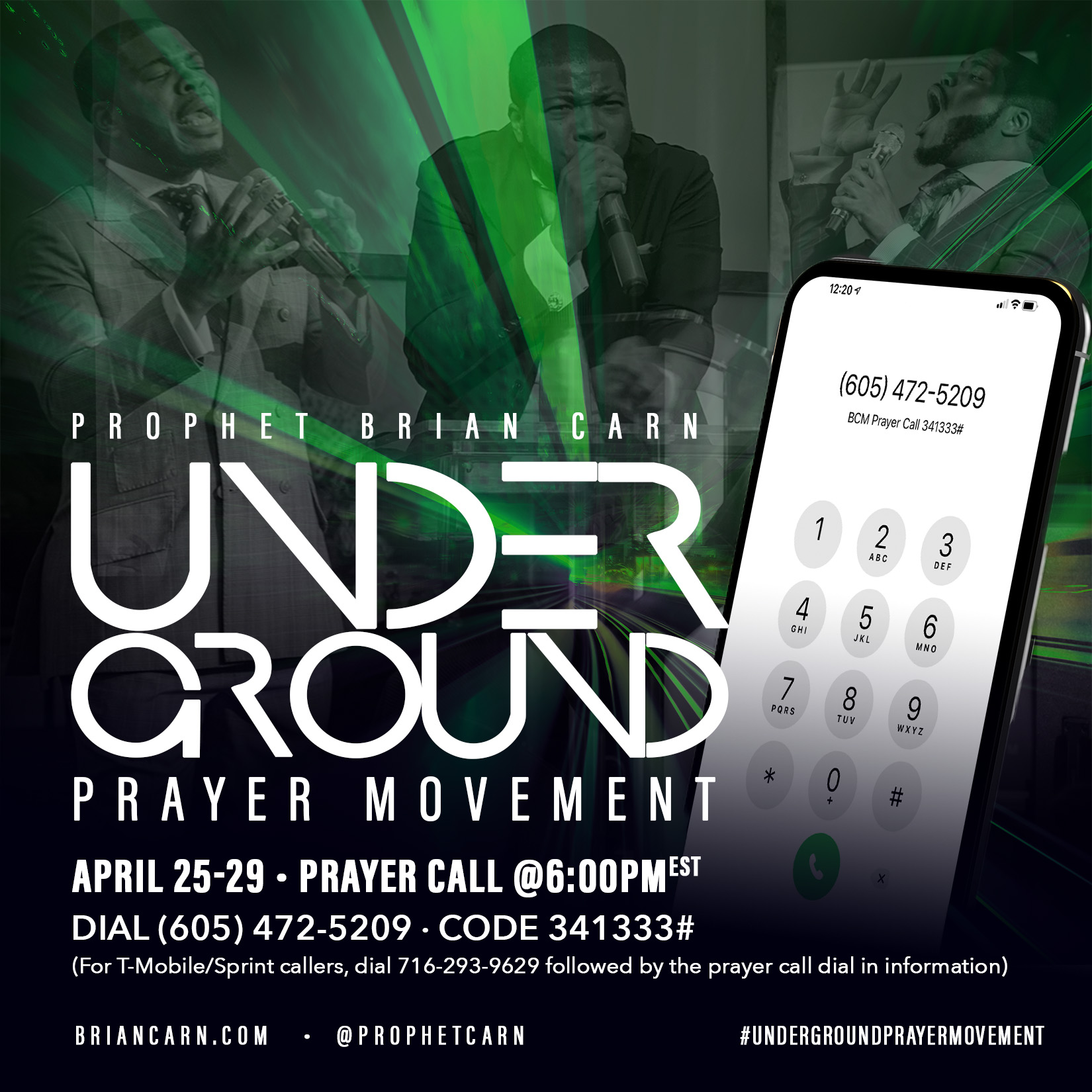 April 29 @6pm | Underground Prayer Movement