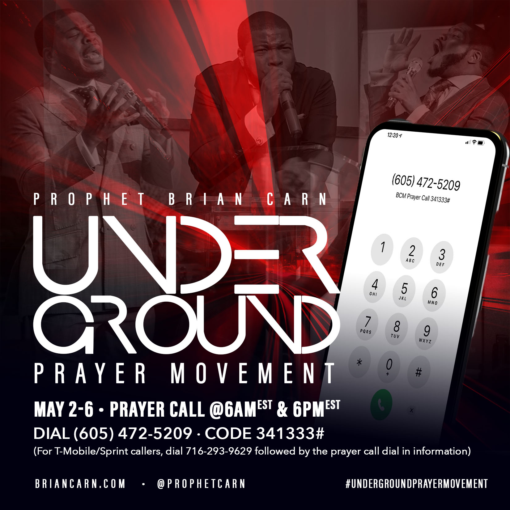 May 3 @6pm | Underground Prayer Movement