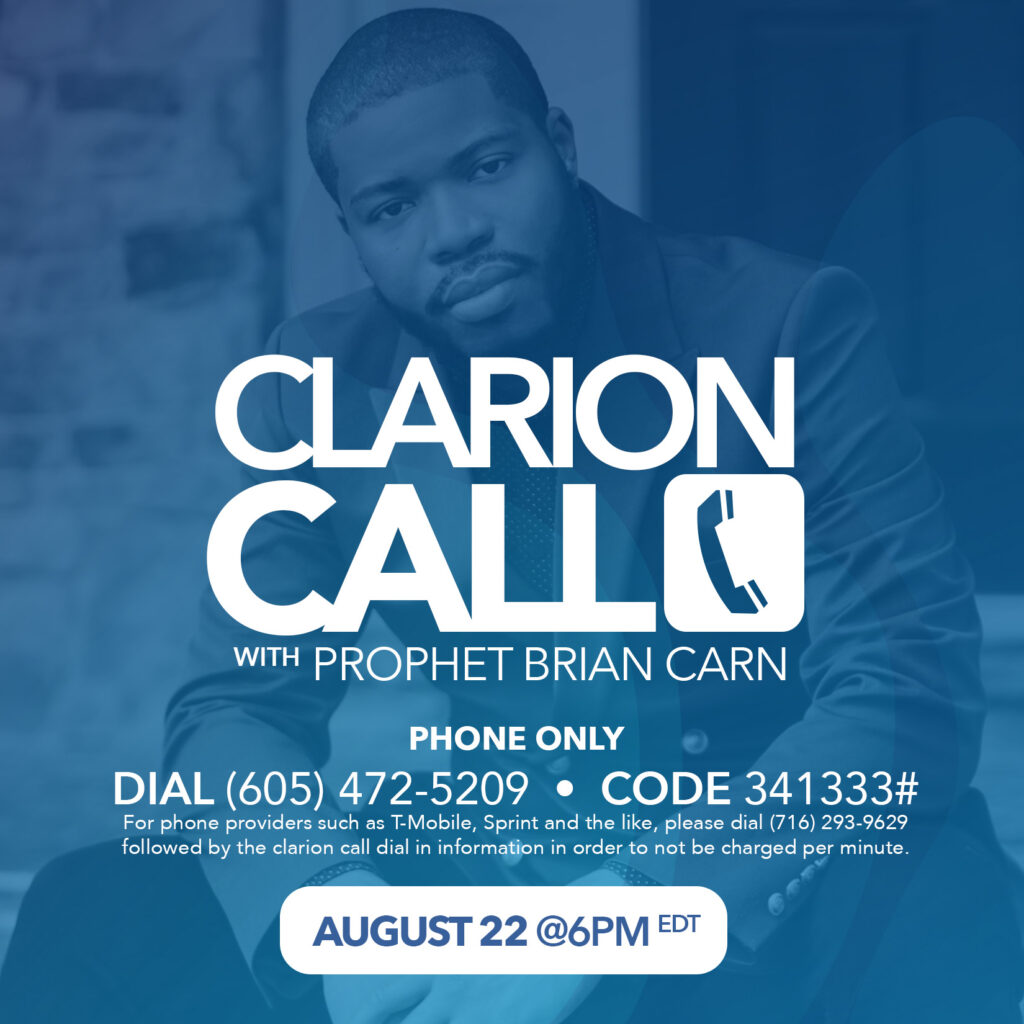 BCM Clarion Call – August 22, 2022 @6pm