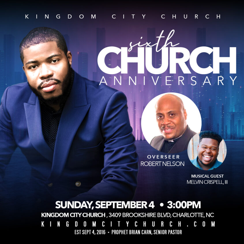 KCC 6th Church Anniversary Weekend | Brian Carn Ministries