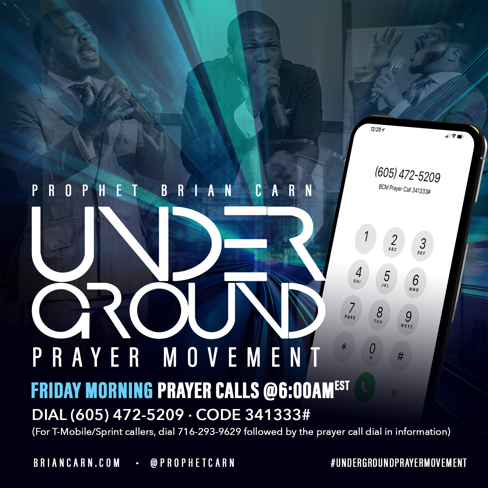 Underground Movement Friday Morning Prayer Calls @6am | Carn Ministries