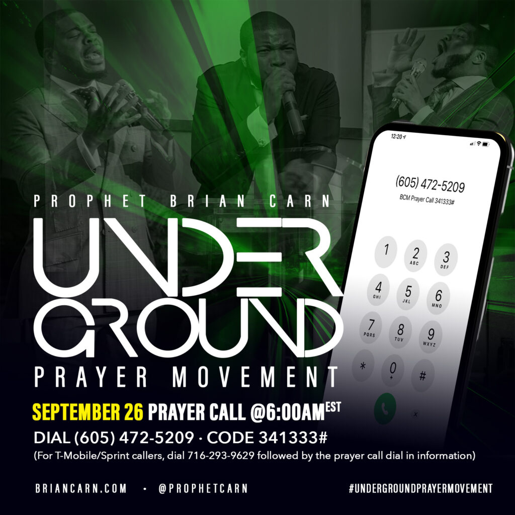 September 26 @6am | Underground Prayer Movement