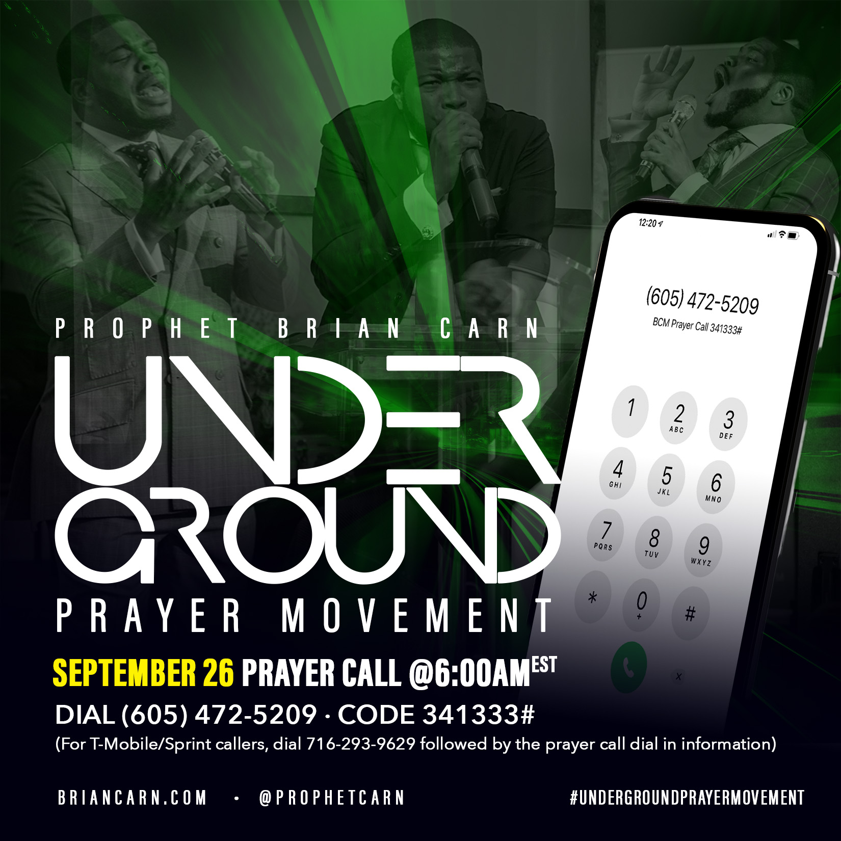 September 26 @6am | Underground Prayer Movement