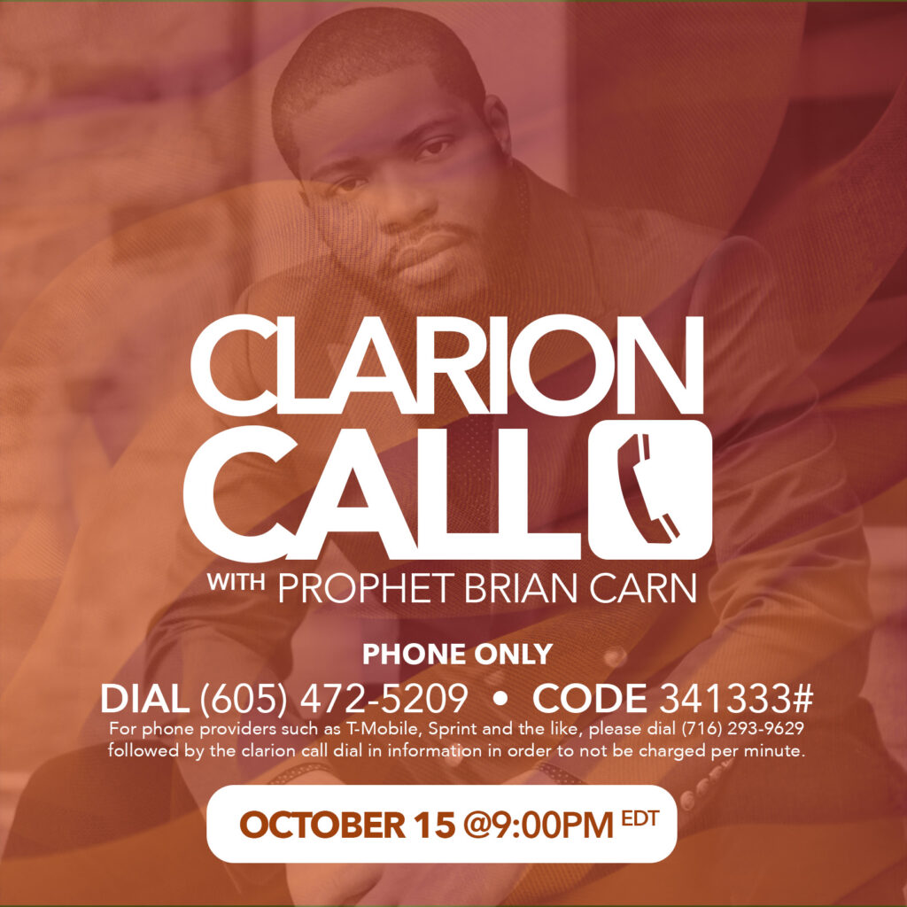 BCM Clarion Call “Manage It” – October 15, 2022 @9pm