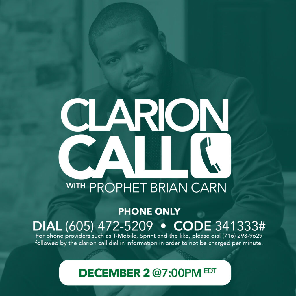 Clarion Call “COMMUNITY” – December 2, 2022 @7pm