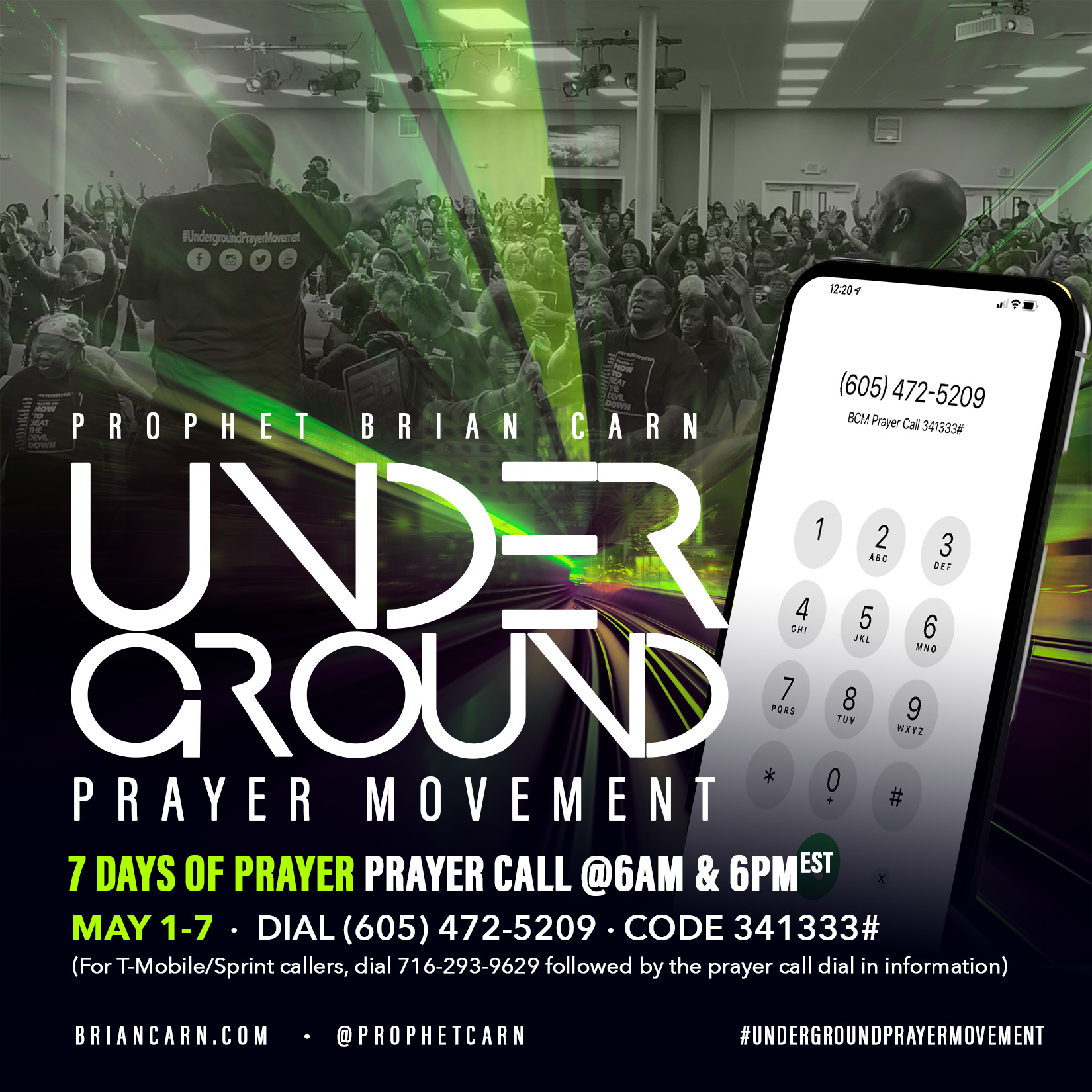 May 3 @6pm | Underground Prayer Movement