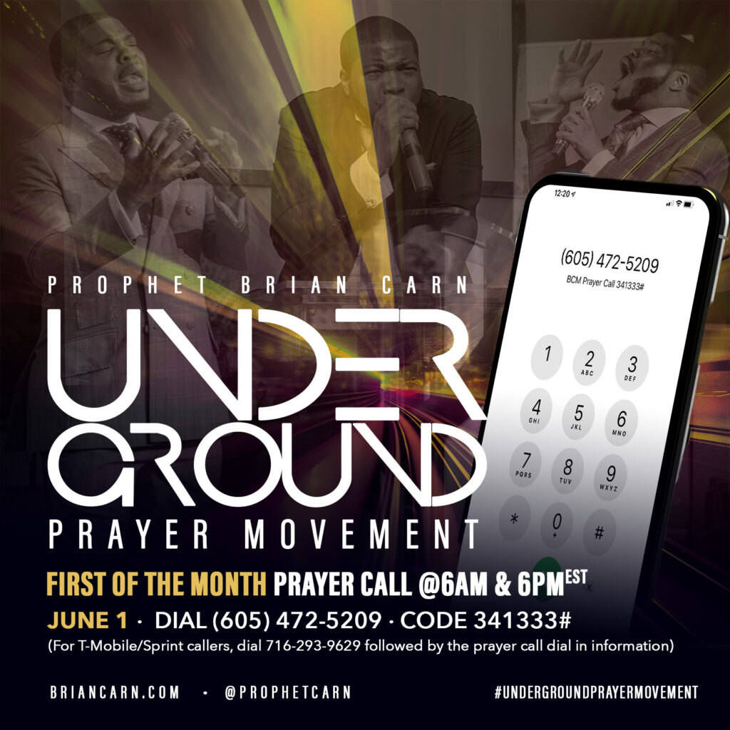 June 1 @6pm | Underground Prayer Movement