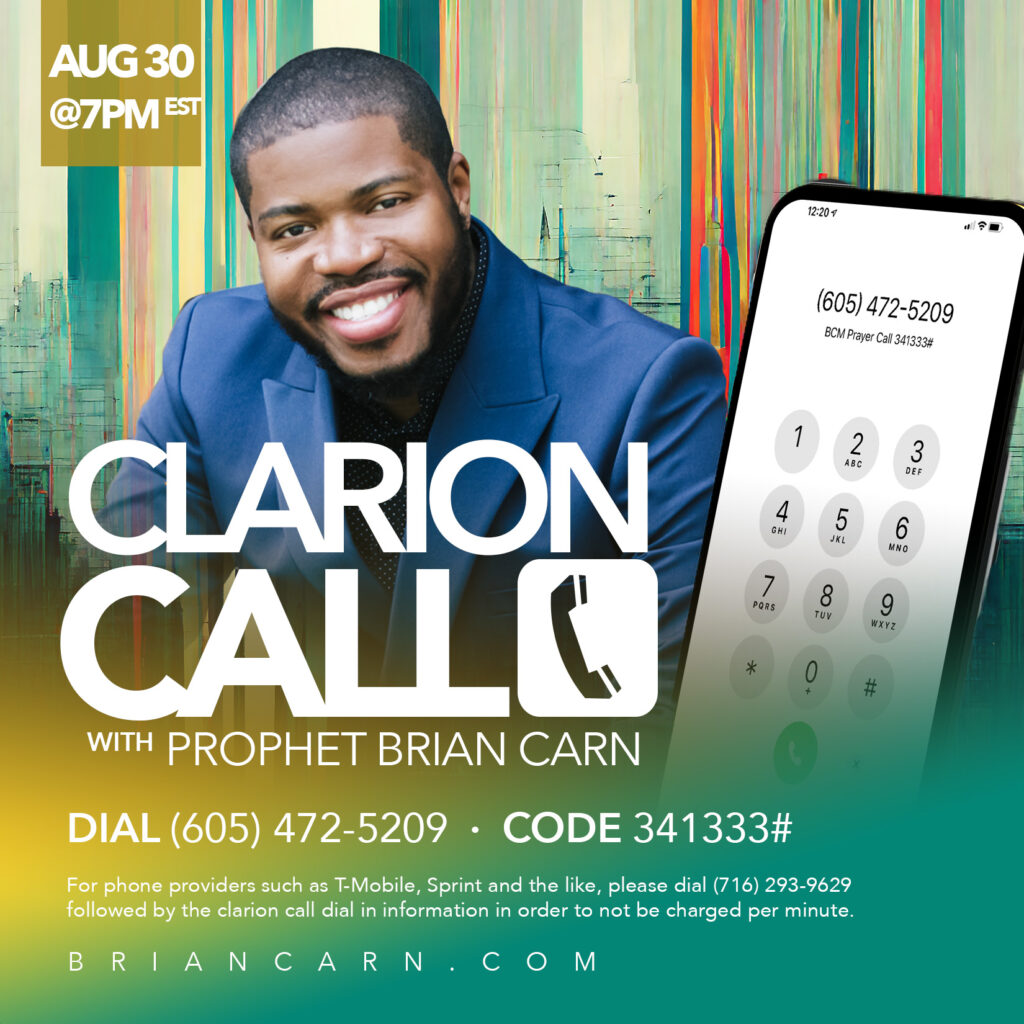 Clarion Call “HARVEST” – August 30, 2023 @7pm