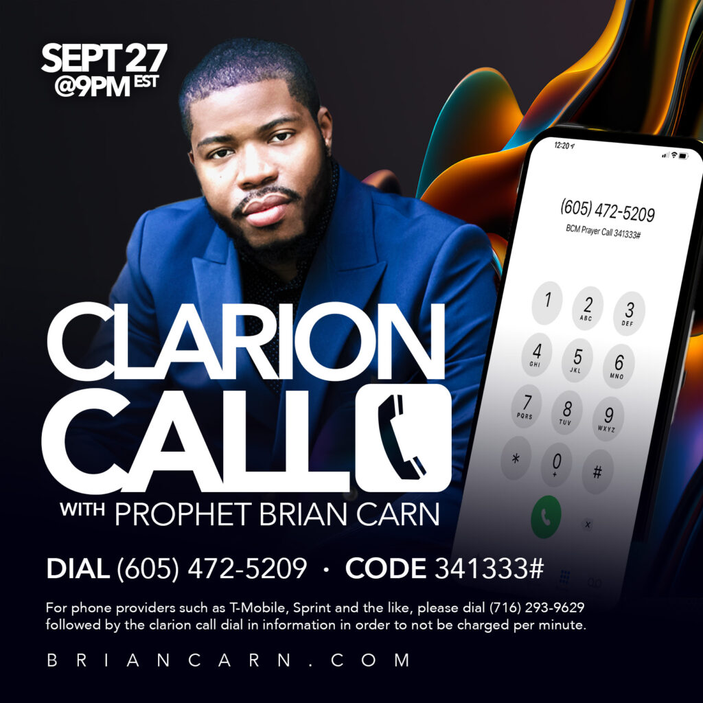 Clarion Call “Enemies to Your Faith” – September 27, 2023 @9pm