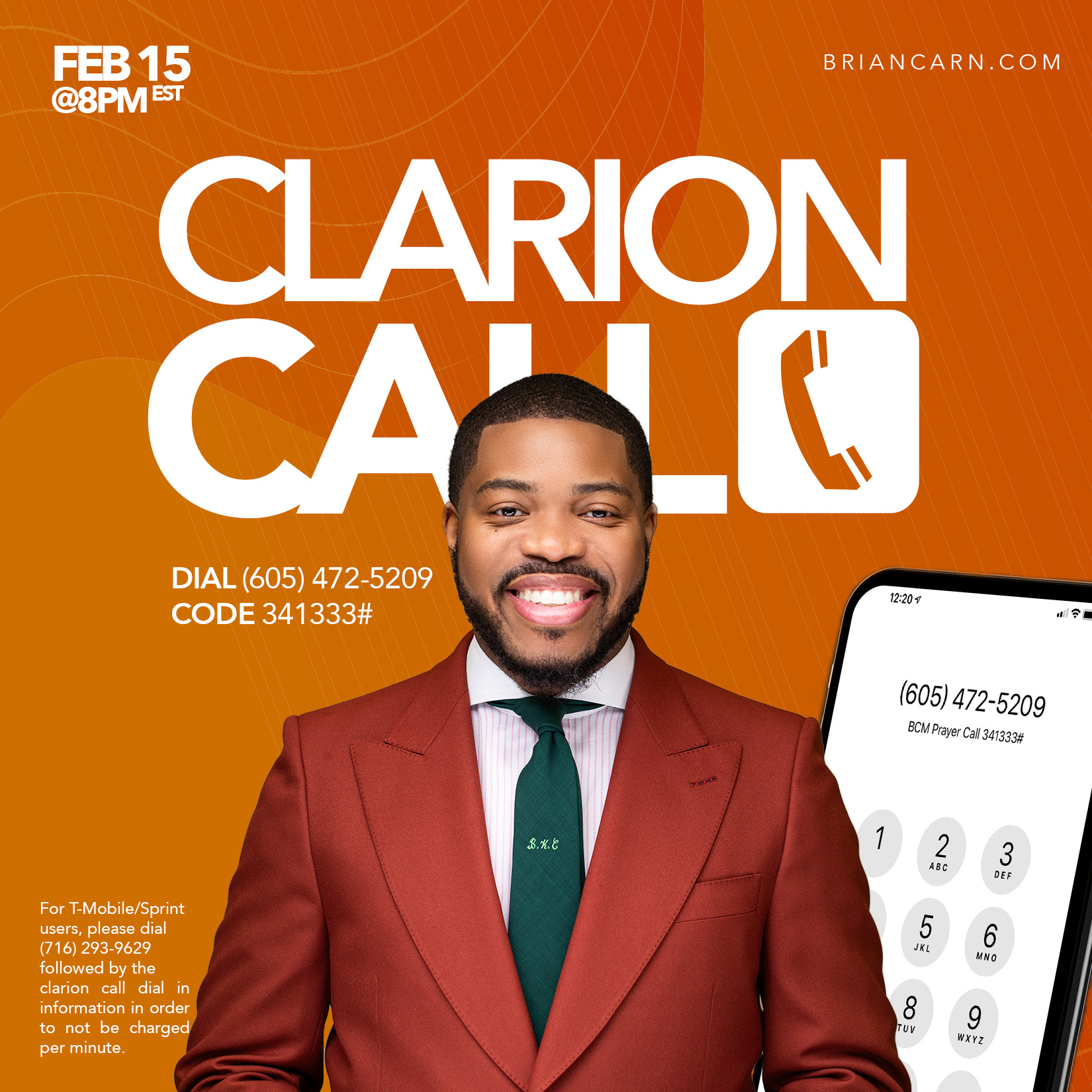 Prophetic Clarion Call with Prophet Carn - February 15, 2024 @8pm