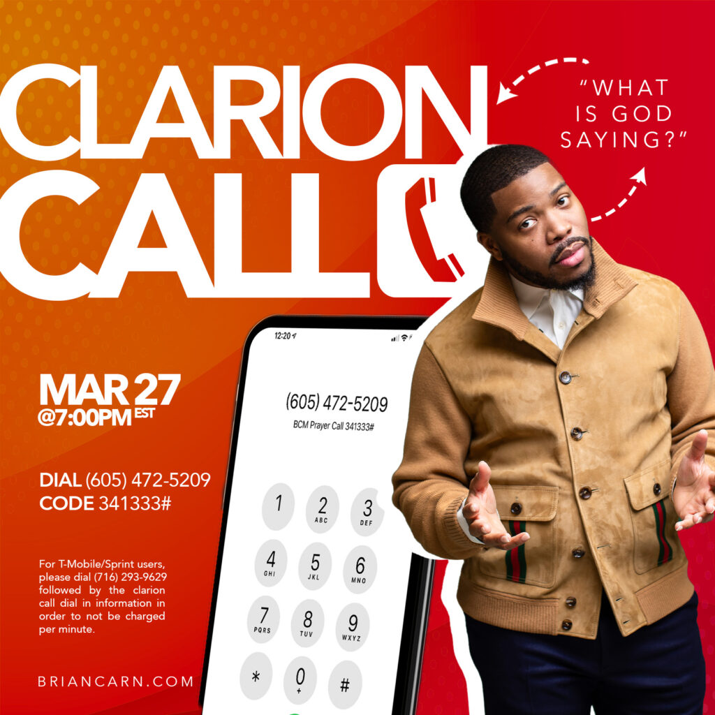 Clarion Call with Prophet Carn – March 27, 2024 @7pm