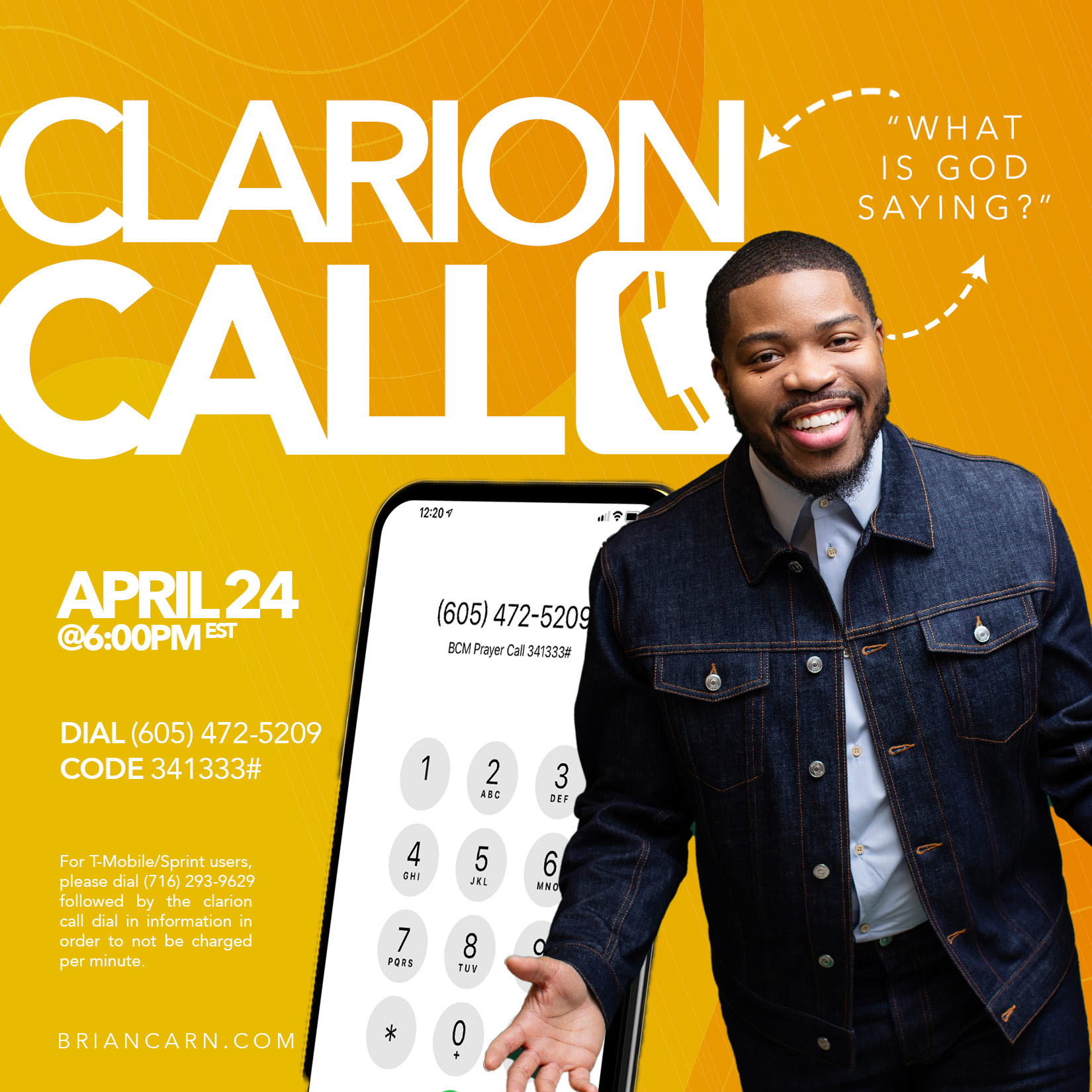 Clarion Call with Prophet Brian Carn - April 24, 2024