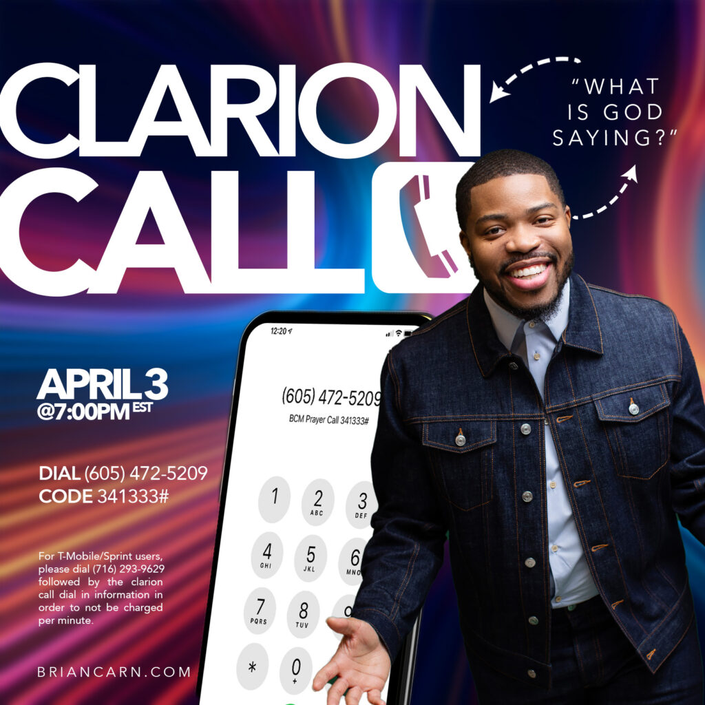Clarion Call with Prophet Carn – April 3, 2024 @7pm