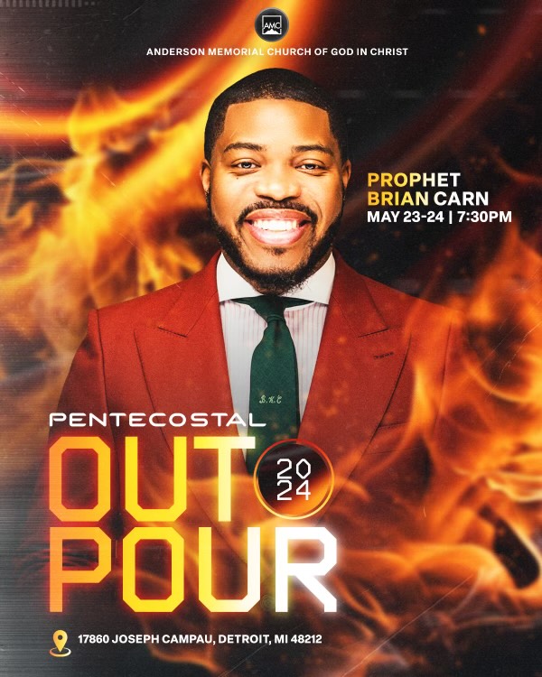 Pentecostal Outpour 2024 (Detroit, MI) | Brian Carn Ministries