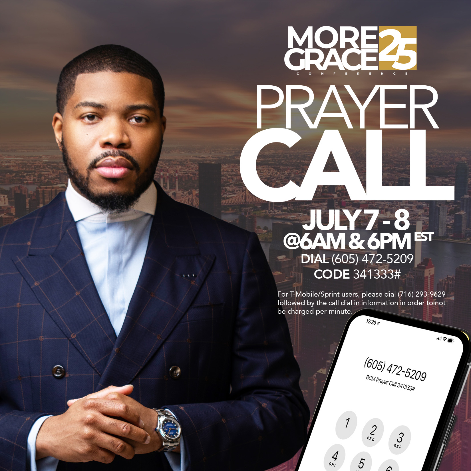 MGC25 Prayer Call with Prophet Brian Carn - July 7, 2025 6am & 6pm