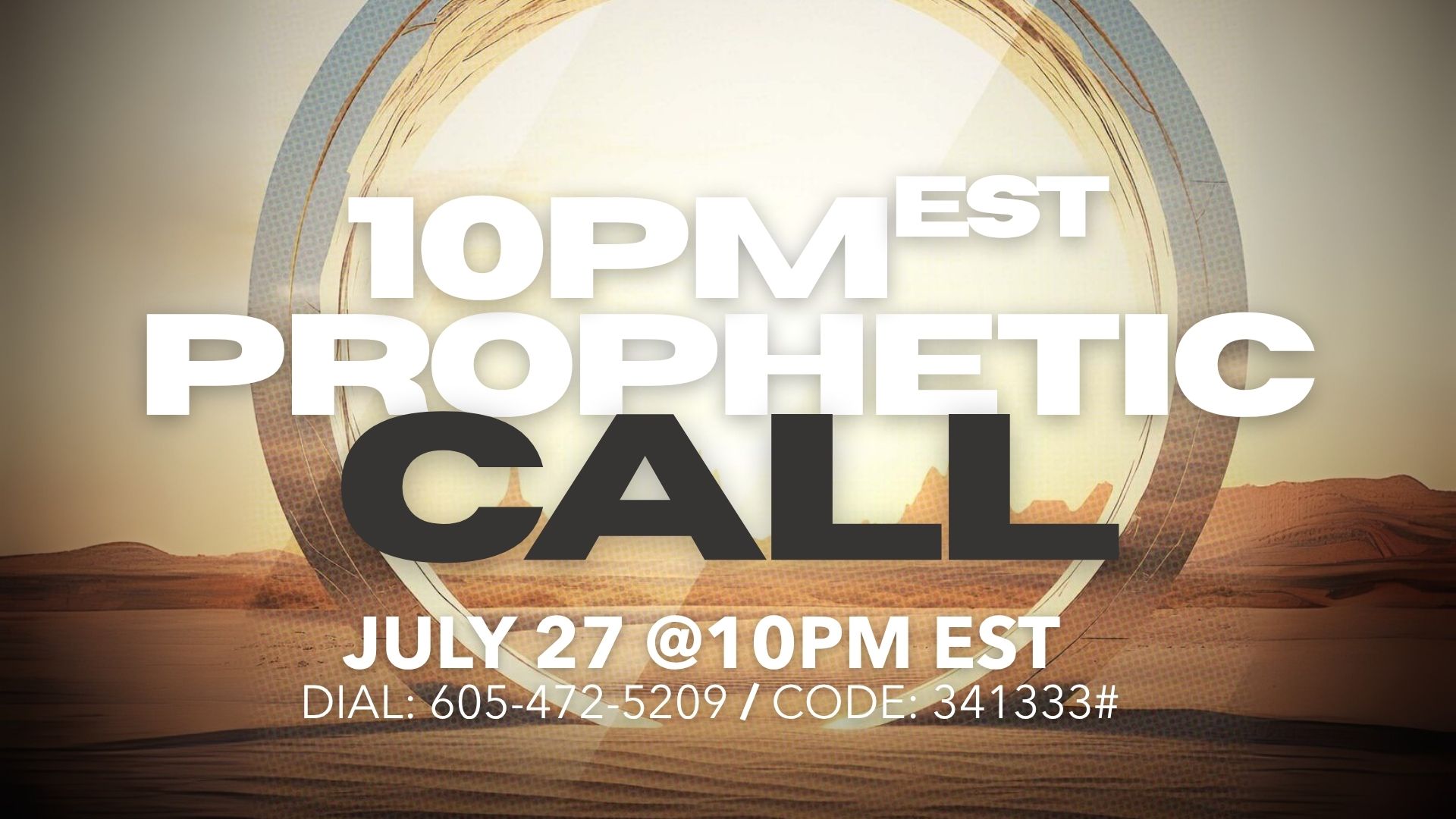 Prophetic Clarion Call with Prophet Brian Carn - July 27, 2025