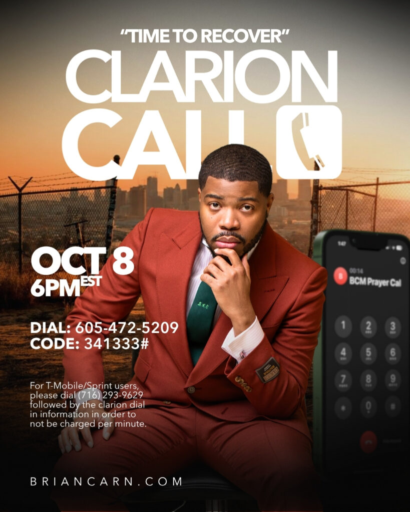 Clarion Call with Prophet Brian Carn – October 8, 2025