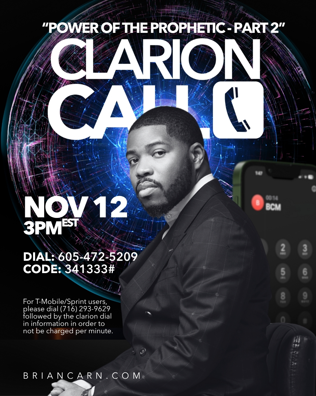 Clarion Call with Prophet Brian Carn - November 12, 2025