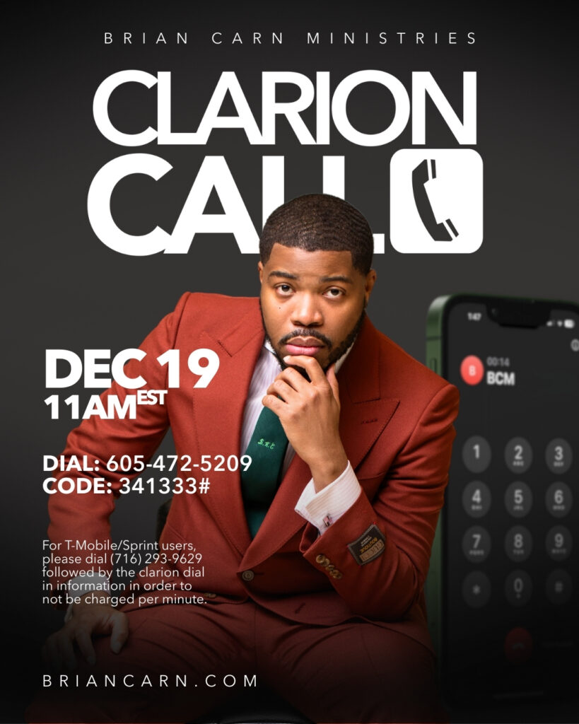 Clarion Call with Prophet Brian Carn – December 19, 2025