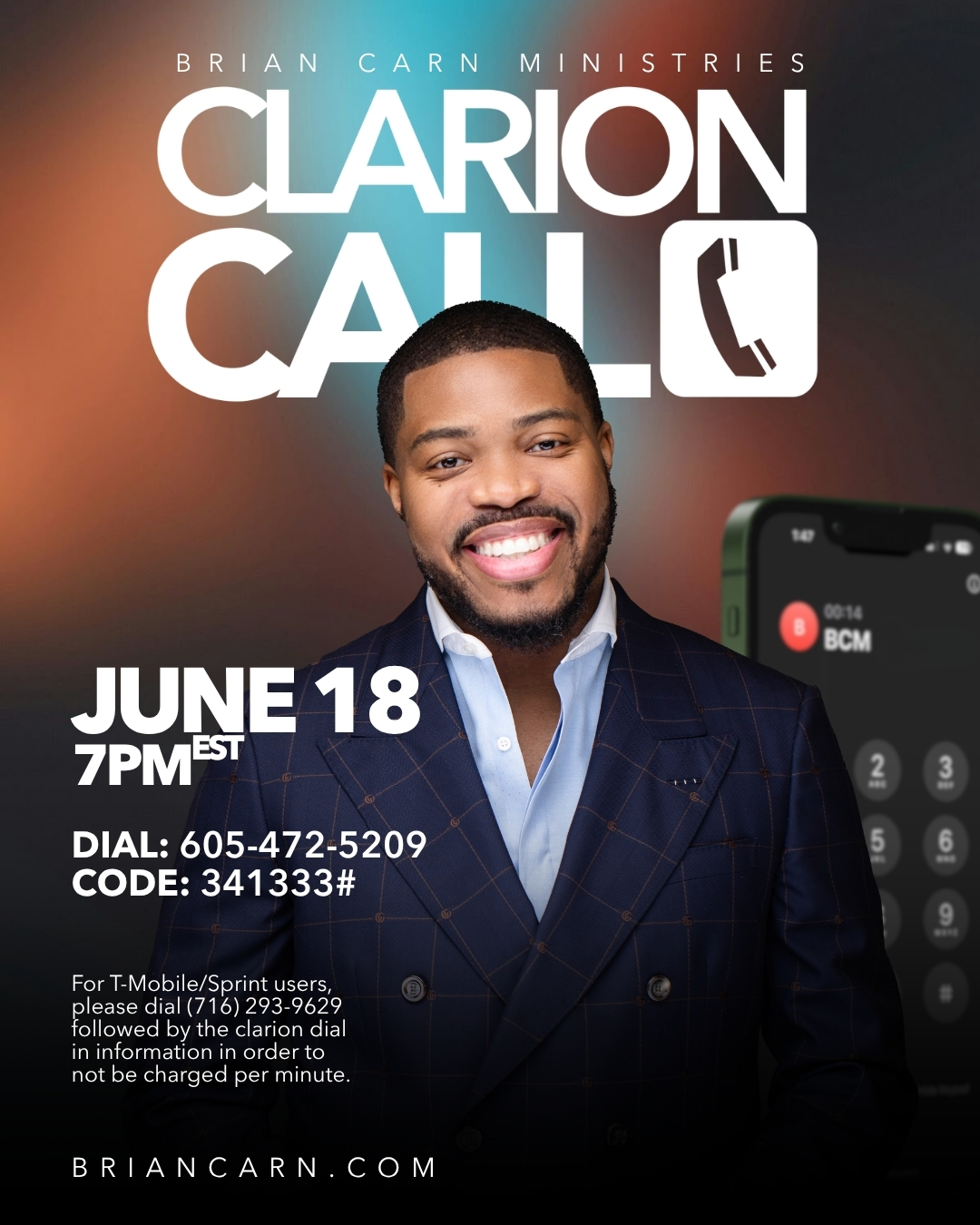 Clarion Call with Prophet Brian Carn - June 18, 2026